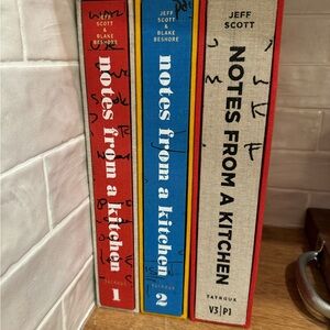 Notes From A Kitchen Jeff Scott Signed Issues With Slipcases Boxed Set RARE